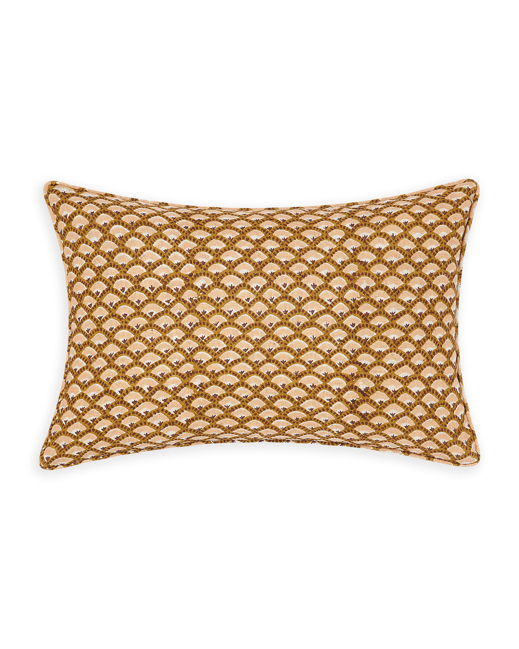 Naples Saffron linen cushion 30x45cm