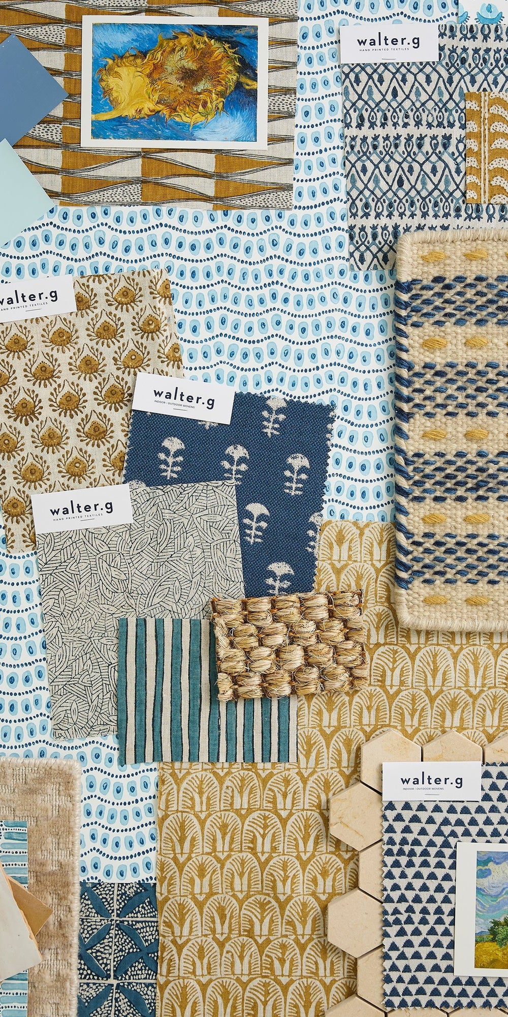 Tangier Saffron Linen in - Fabric - Walter G Australia