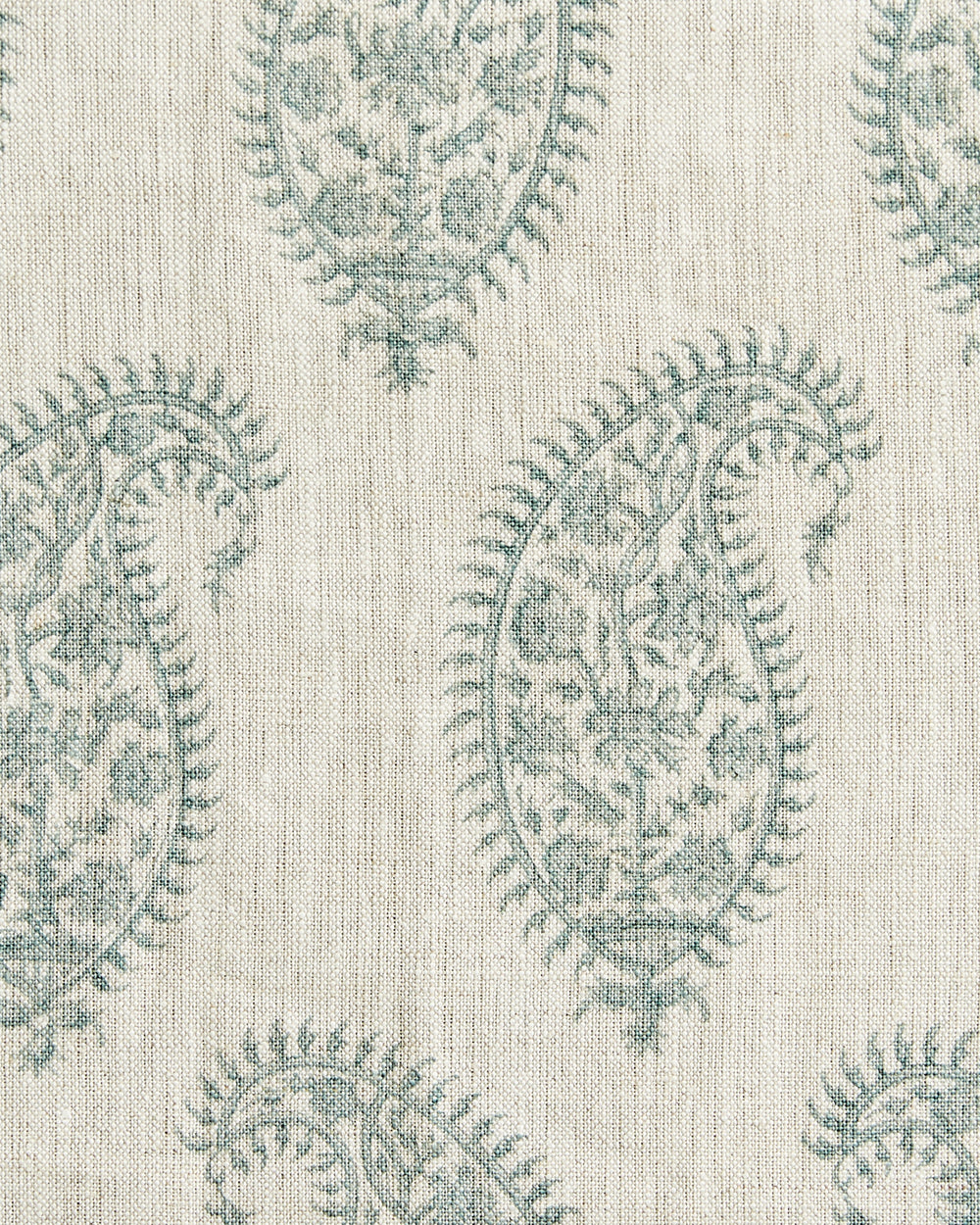 Paisley Celadon Linen