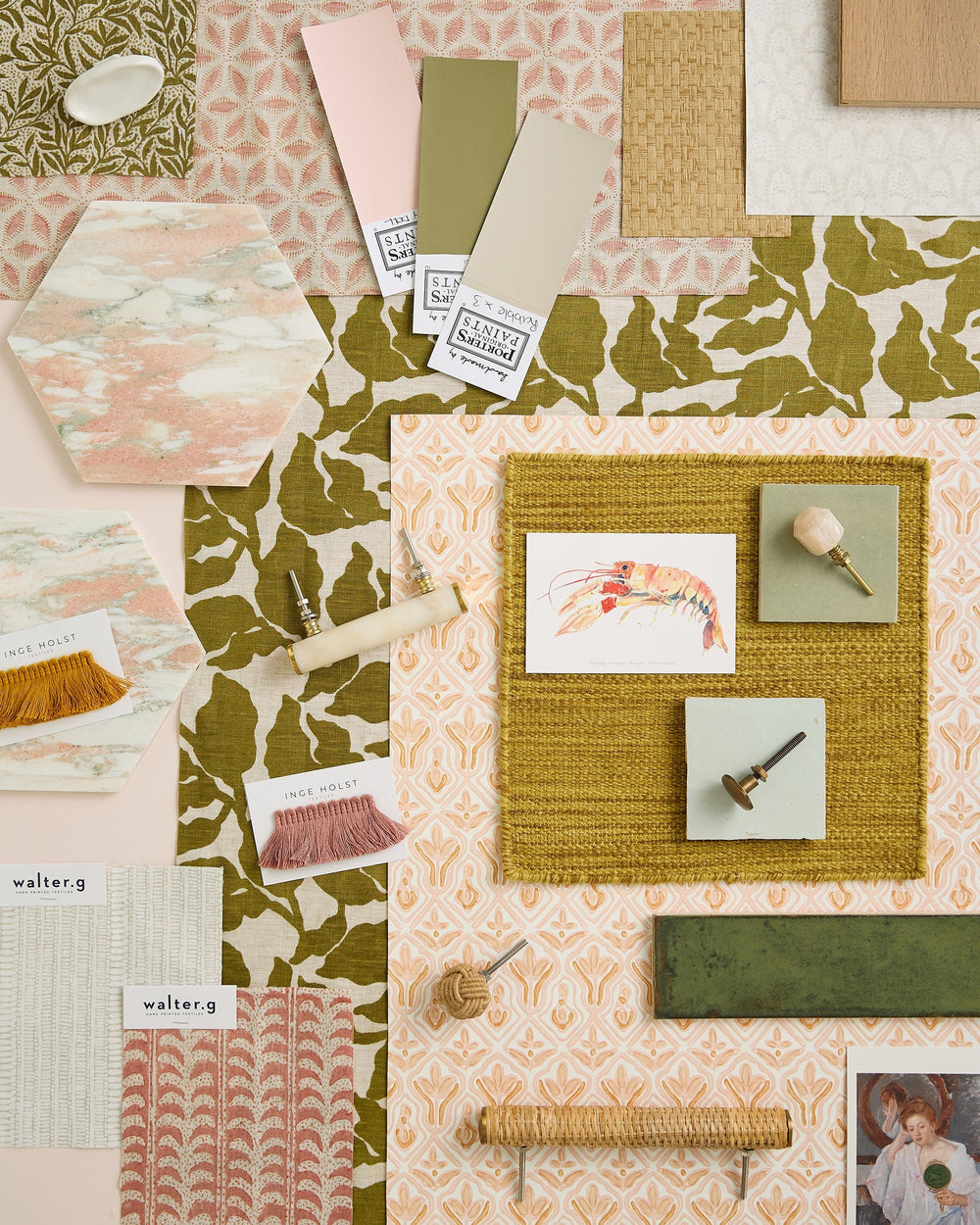 Luxor Guava Linen in - Fabric - Walter G Australia