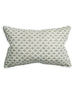 Ponza Celadon linen cushion 35x55cm