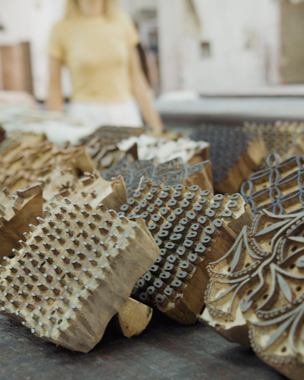 Madhavi Slate Pillowcase