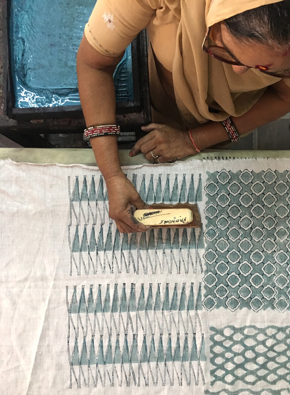 Chowk Celadon Pillowcase