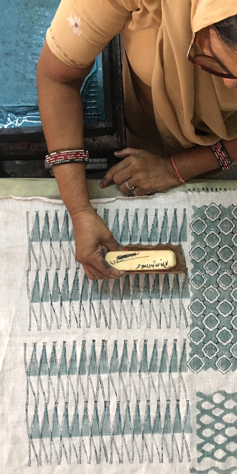 Tangier Denim Pillowcase in - Cushions - Walter G Australia