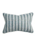Rambagh Moss Azure linen cushion 30x45cm