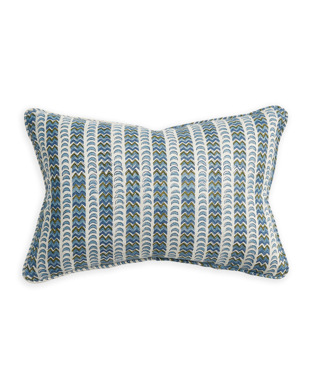Rambagh Moss Azure Pillowcase