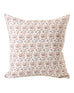 Rangoli Winter Bloom linen cushion 55x55cm