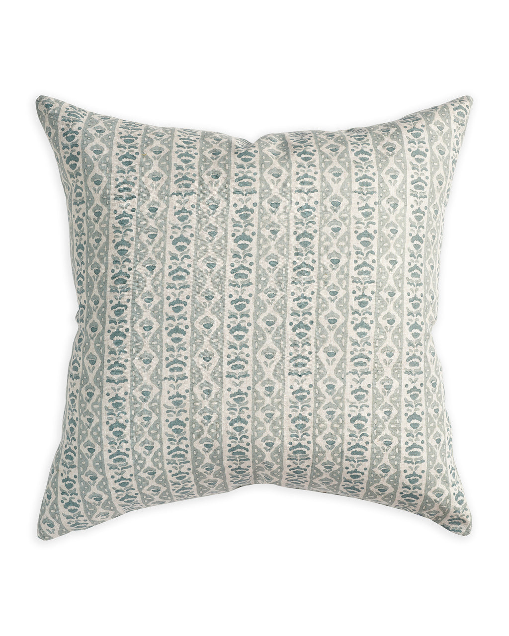 Rialto Celadon linen cushion 50x50cm