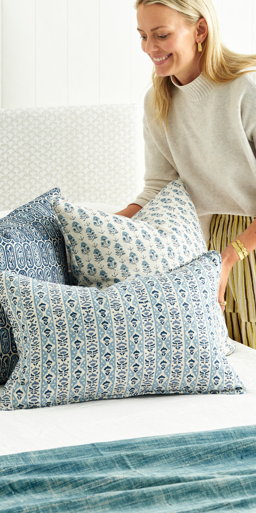 Carezza Riviera Pillowcase in - Cushions - Walter G Australia