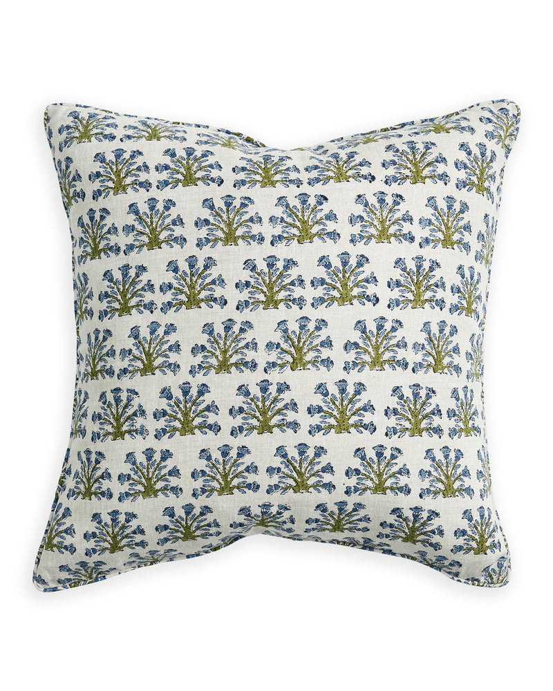 Samode Moss Azure Pillowcase in - Cushions - Walter G Australia