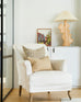 Carezza Shell linen cushion 50x50cm