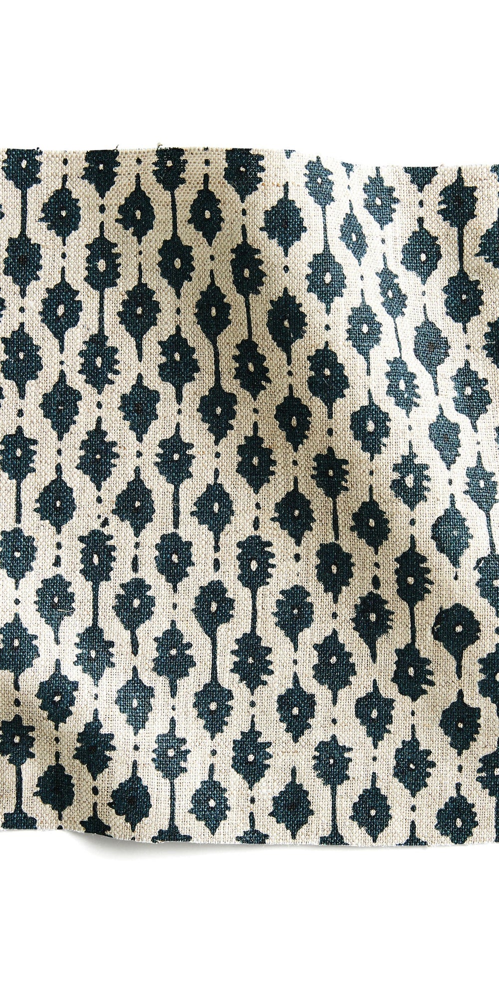Siam Pacific Blue linen swatch in - Swatches - Walter G Australia