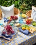 Palermo Azure cotton tablecloth