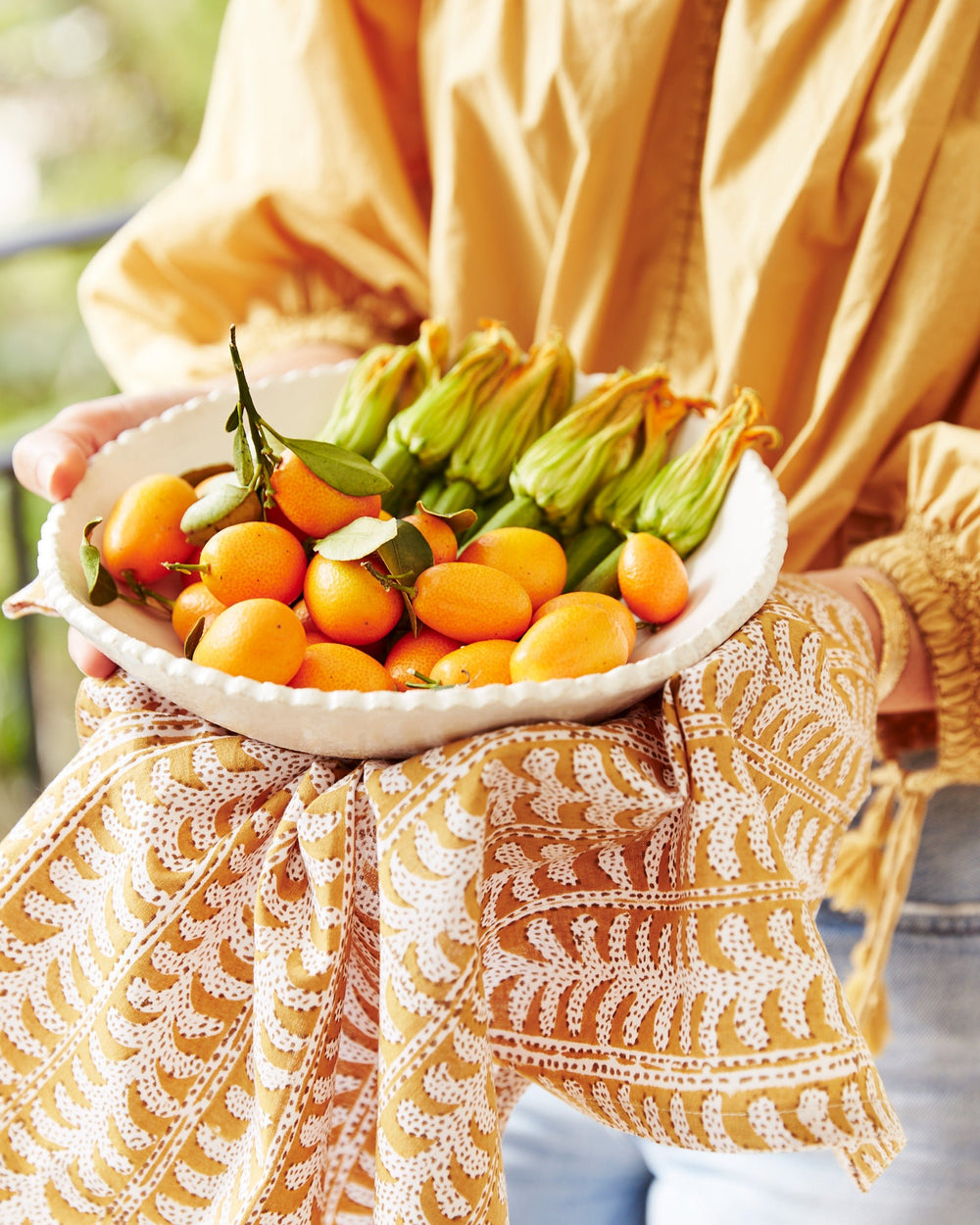 Luxor Saffron Napkins in - Napkins - Walter G Australia