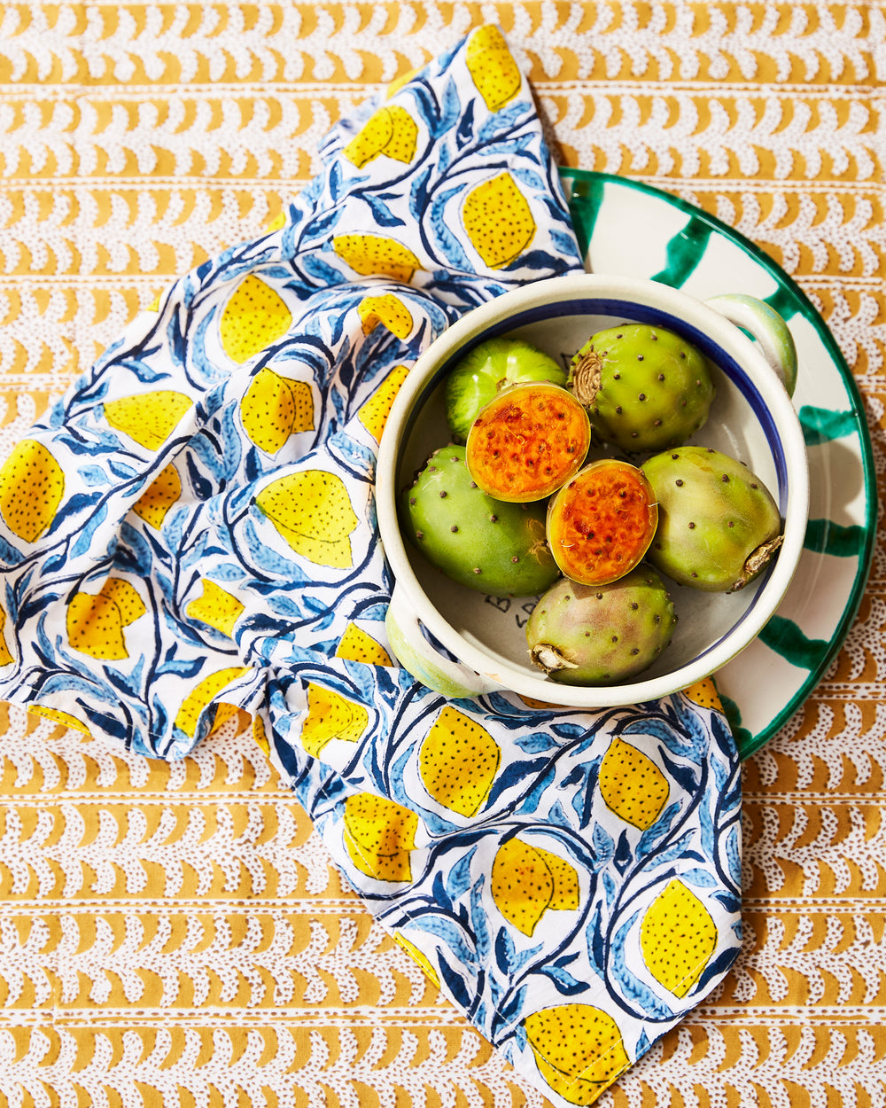 Luxor Saffron Tablecloth