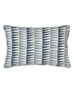 Tangier Denim linen cushion 35x55cm