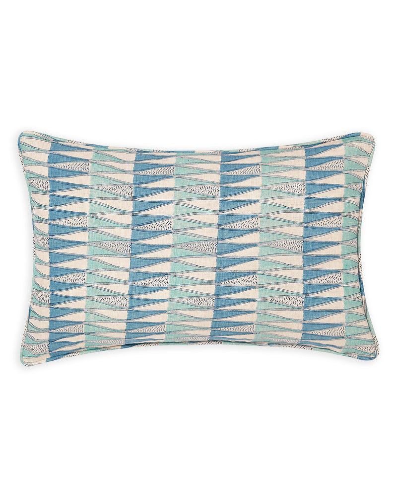 Tangier Fresh Azure Pillow