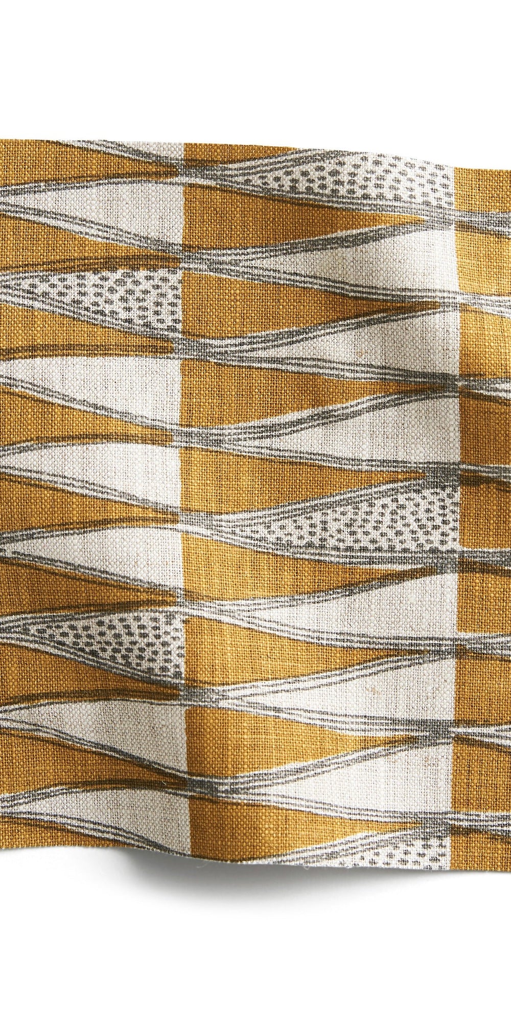 Tangier Saffron linen swatch in - Swatches - Walter G Australia