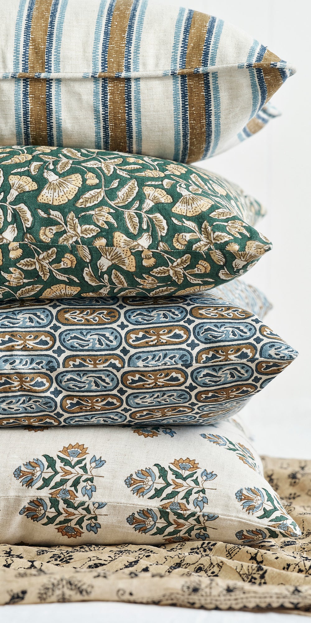 Lido Tobacco Pillowcase in - Cushions - Walter G Australia