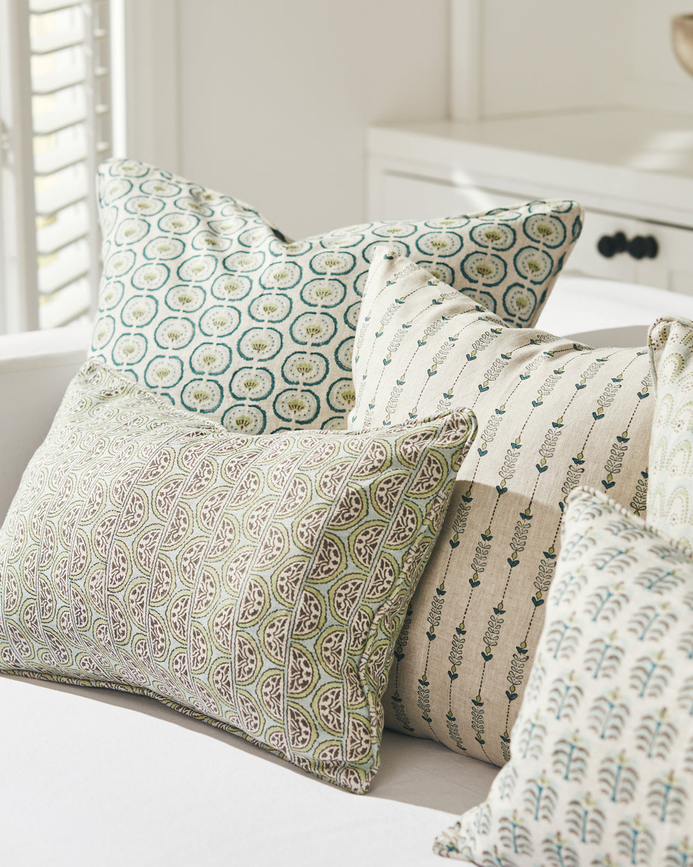 Geneva Wasabi Pillowcase in - Cushions - Walter G Australia
