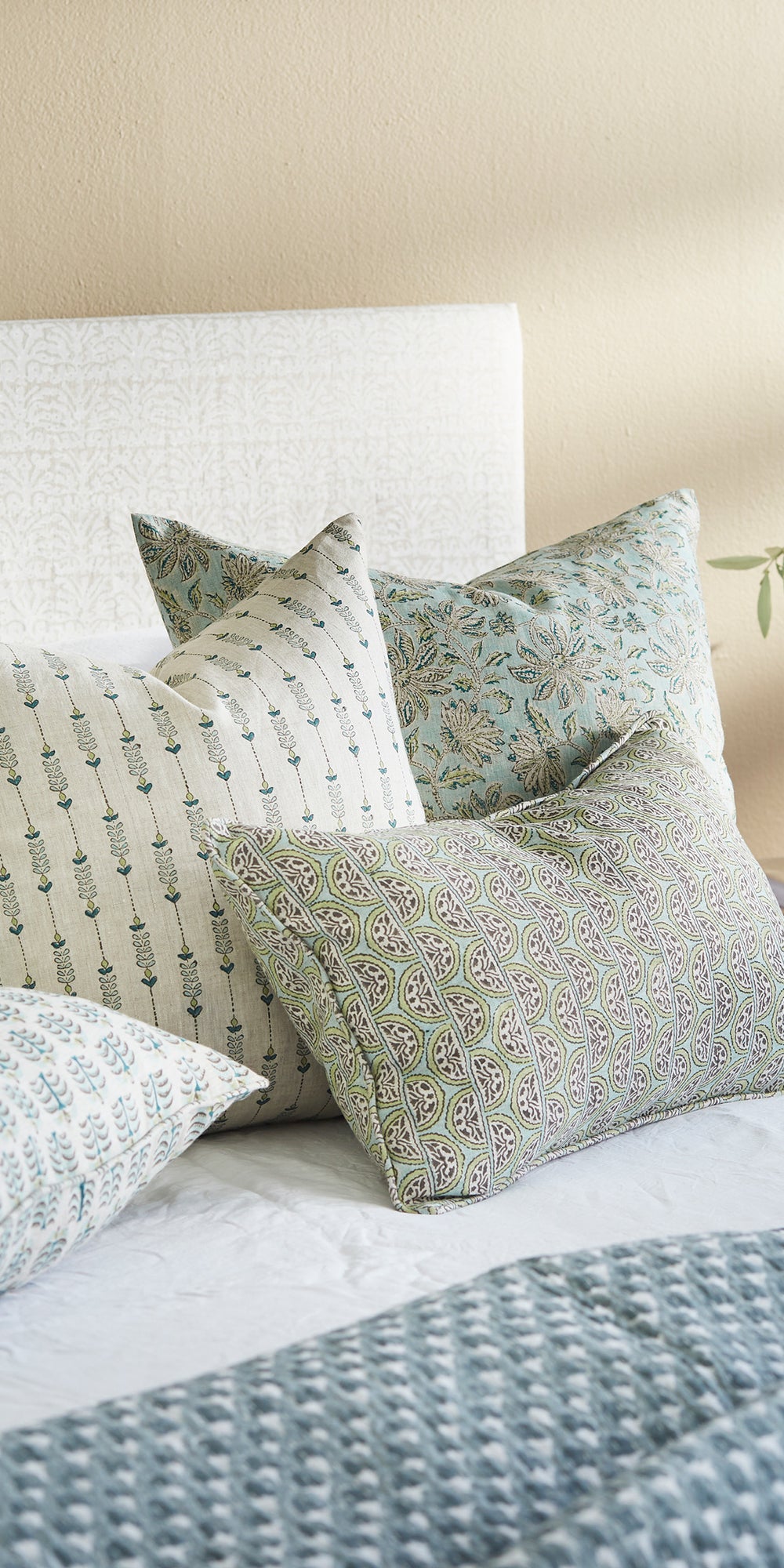 Geneva Wasabi Pillowcase in - Cushions - Walter G Australia