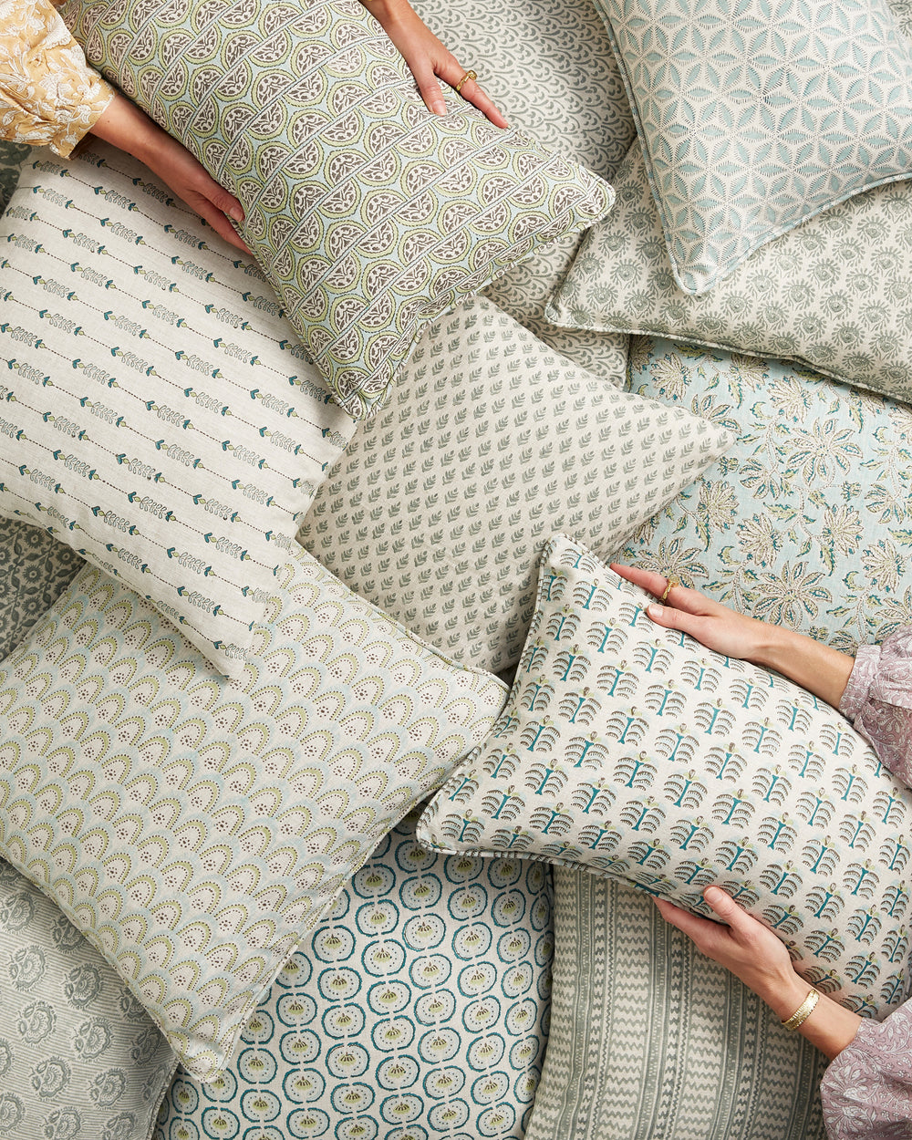 Geneva Wasabi Pillowcase in - Cushions - Walter G Australia